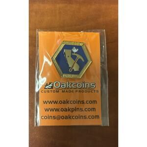 Oakcoins Collectable Pin Geocache GeoWoodstock VI 5/24/2008 California